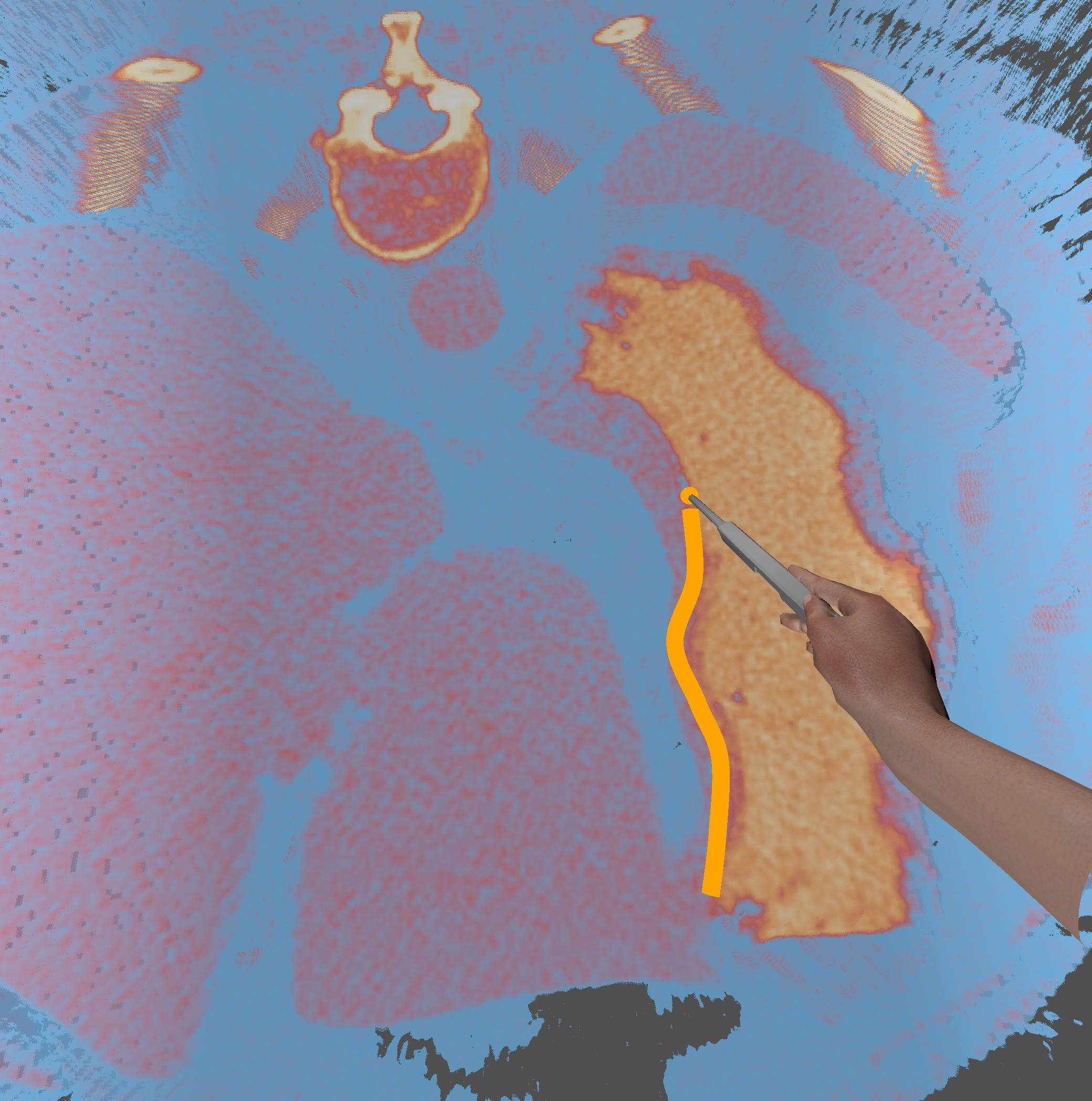 Example medical imaging dataset